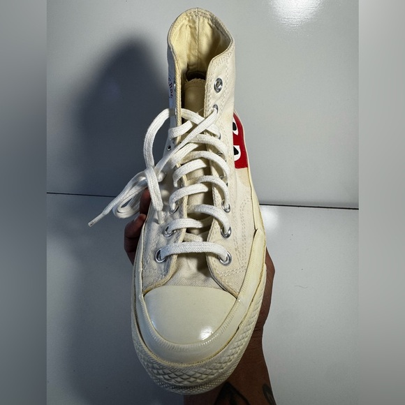 Converse x Comme des Garcons “PLAY” Size 8 - Picture 3 of 12